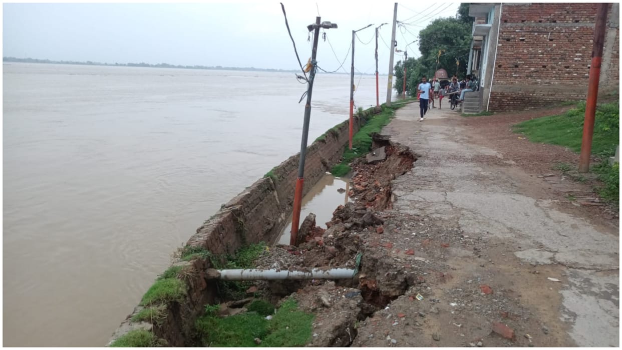 Bihar Flood Report : Rivers crossing danger mark, road cut in Fatuha Patna increased water level of Ganga