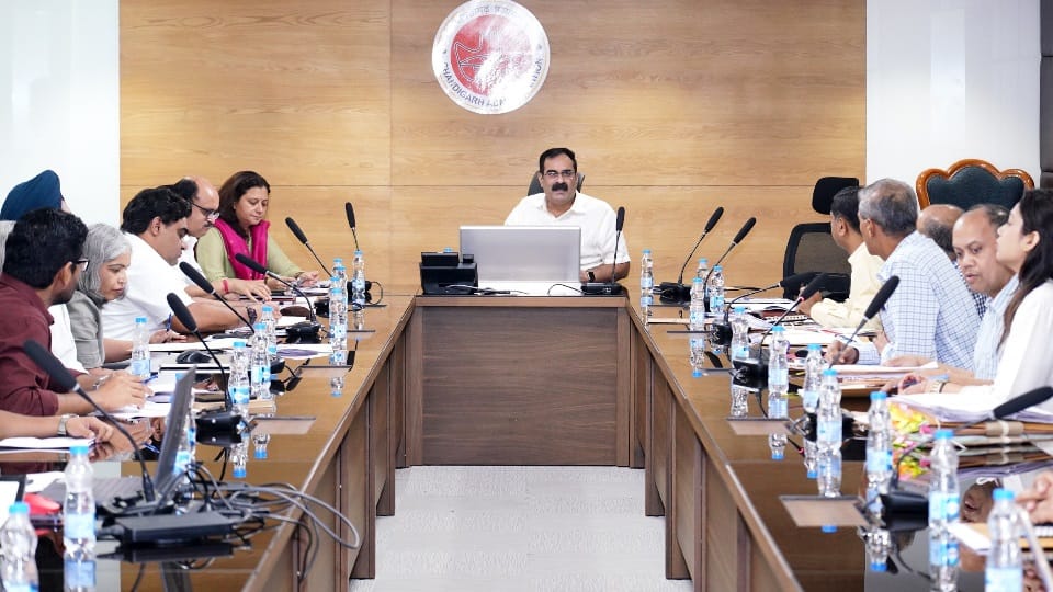 Meeting of Chandigarh Heritage Conservation Committee held at UT Secretariat