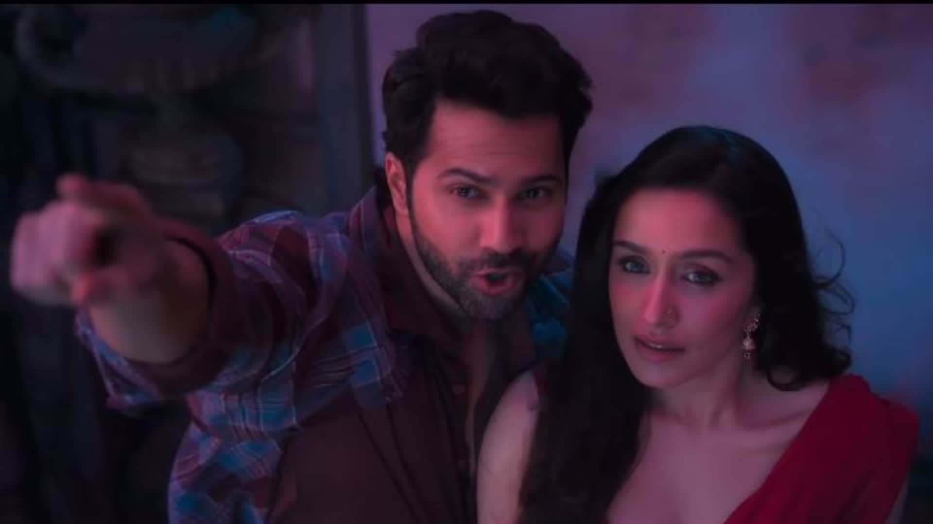 Stree 2 Khoobsurat Song Out Bhediya 2 actor varun dhawan shraddha kapoor sizzling romantic chemistry watch
