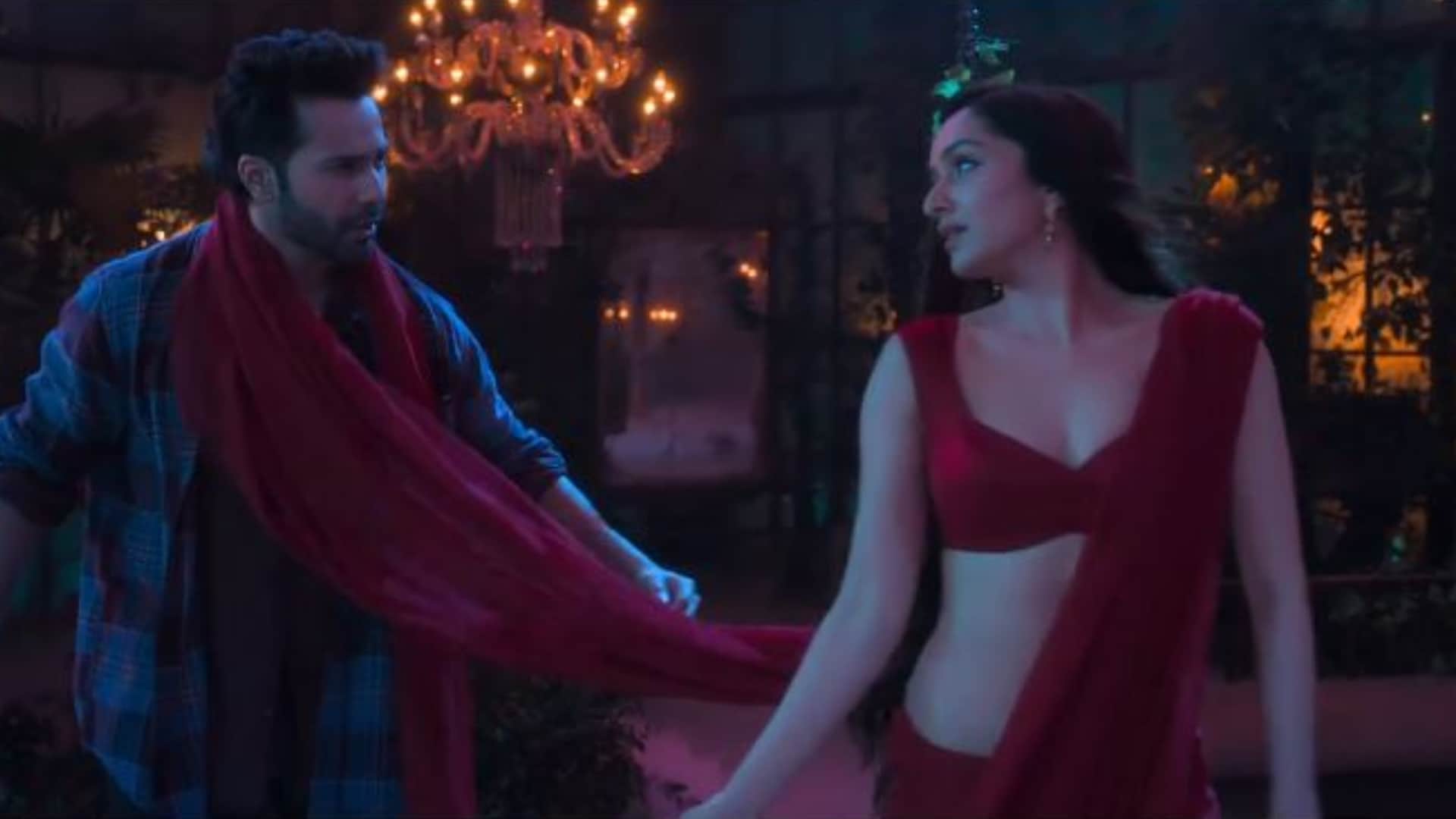 Stree 2 Khoobsurat Song Out Bhediya 2 actor varun dhawan shraddha kapoor sizzling romantic chemistry watch