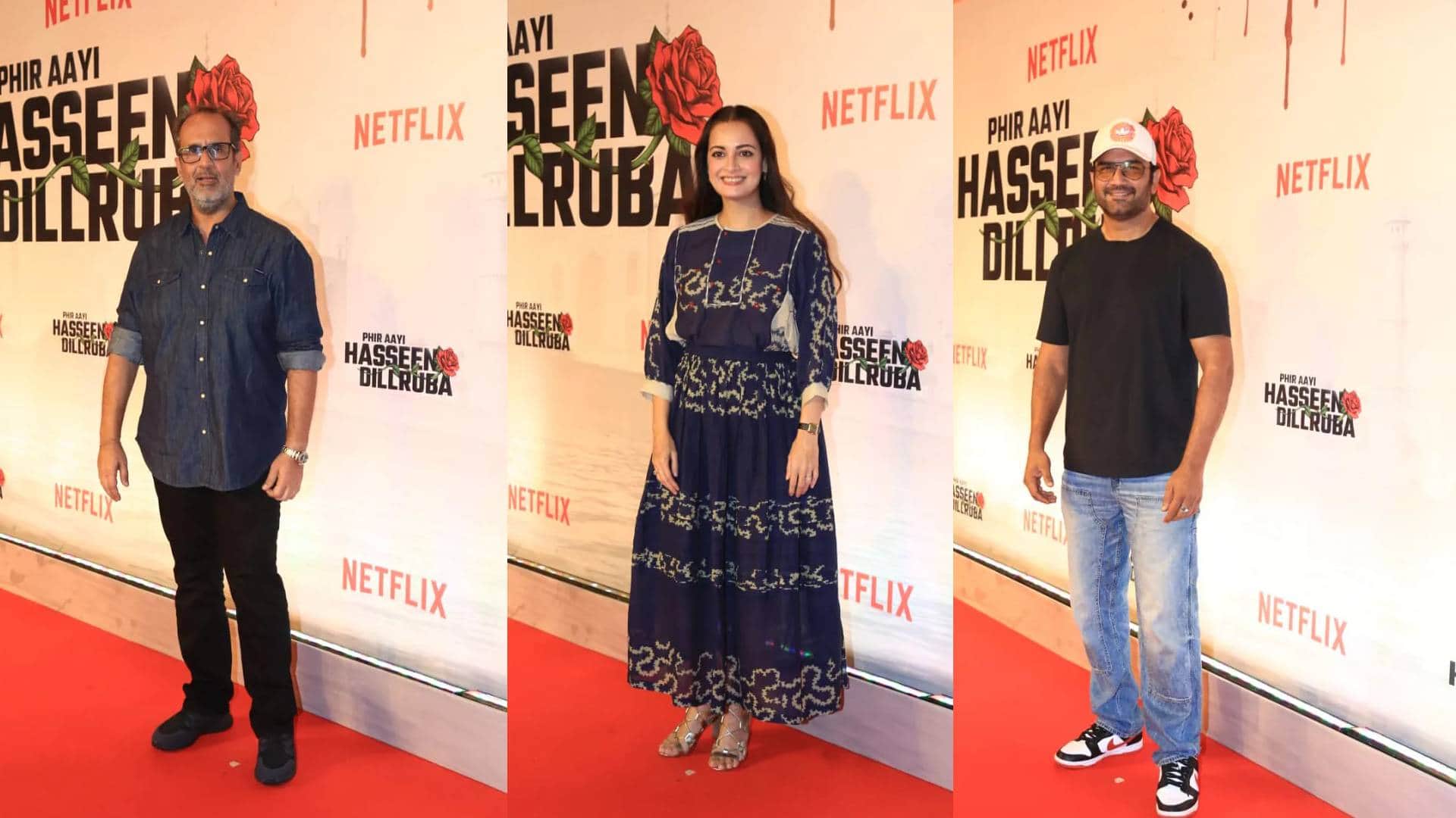 Phir Aayi Hasseen Dillruba screening Taapsee pannu Anand L Rai Vikrant Massey sunny vicky kaushal jimmy Kanika
