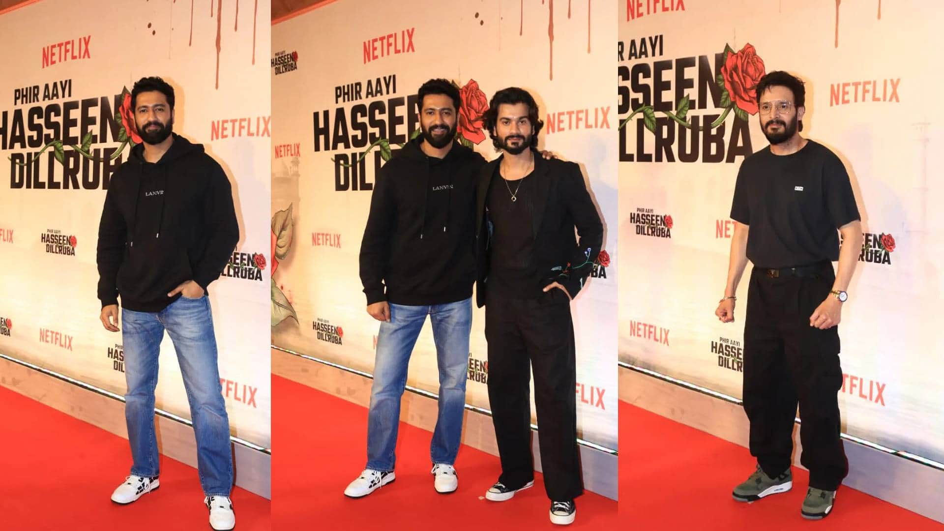 Phir Aayi Hasseen Dillruba screening Taapsee pannu Anand L Rai Vikrant Massey sunny vicky kaushal jimmy Kanika