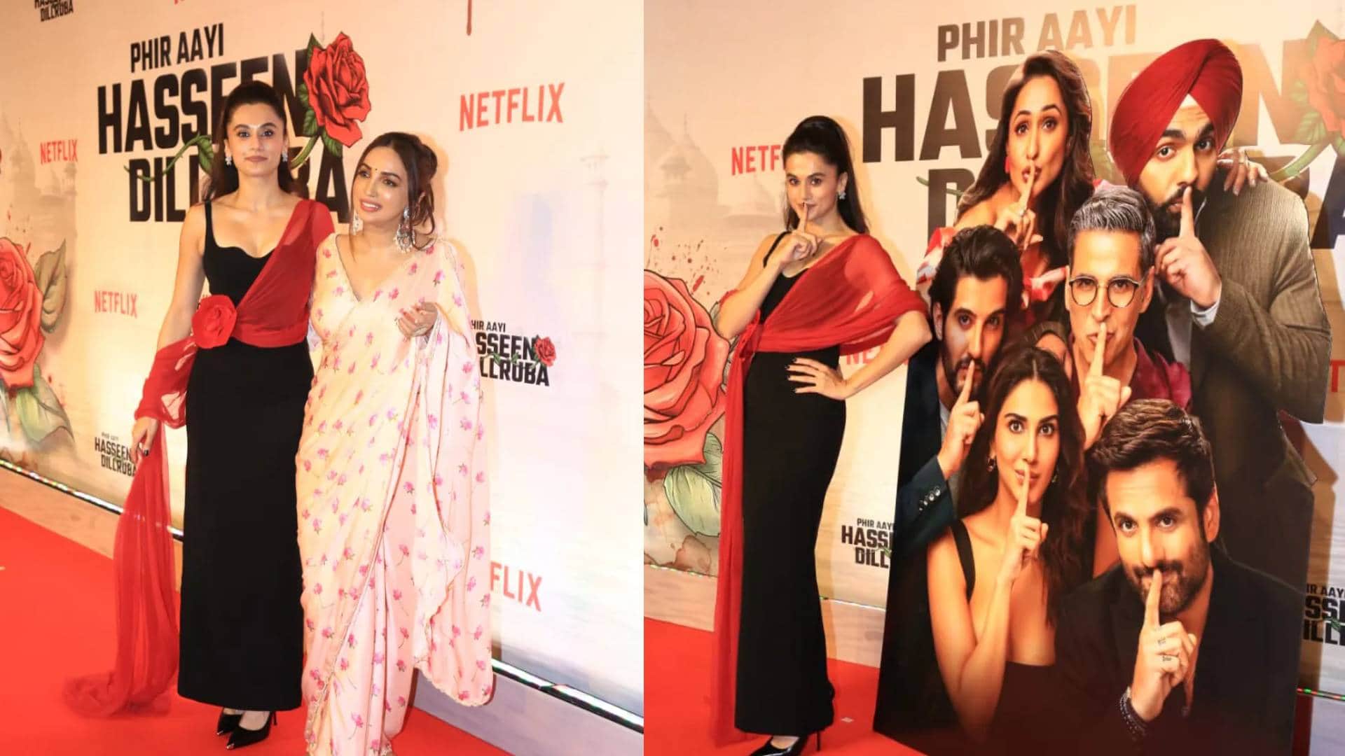 Phir Aayi Hasseen Dillruba screening Taapsee pannu Anand L Rai Vikrant Massey sunny vicky kaushal jimmy Kanika