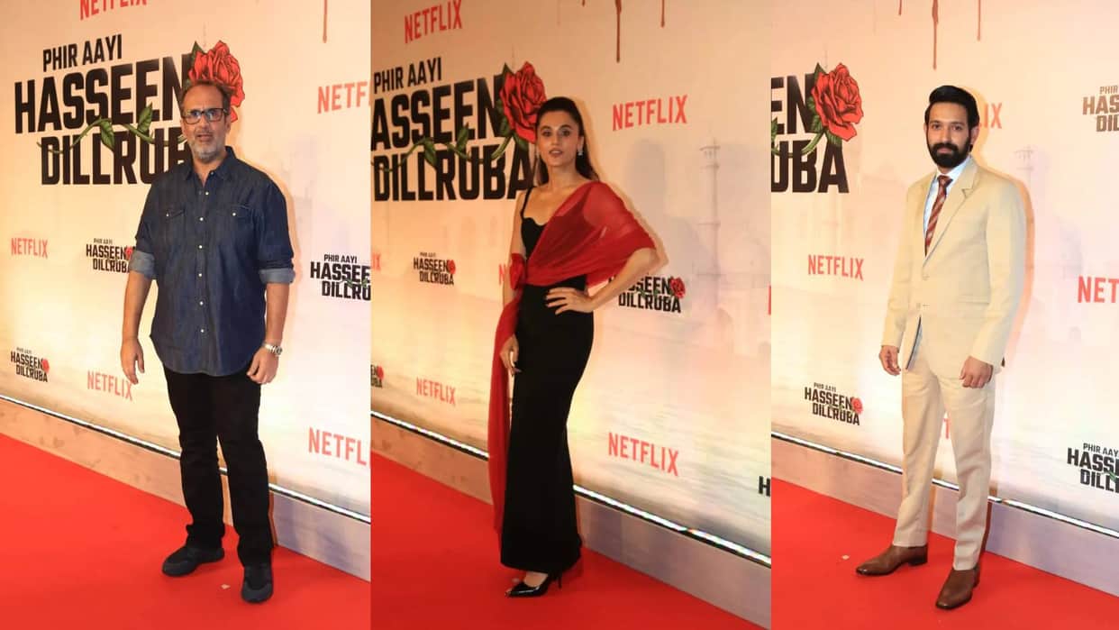 Phir Aayi Hasseen Dillruba screening Taapsee pannu Anand L Rai Vikrant Massey sunny vicky kaushal jimmy Kanika