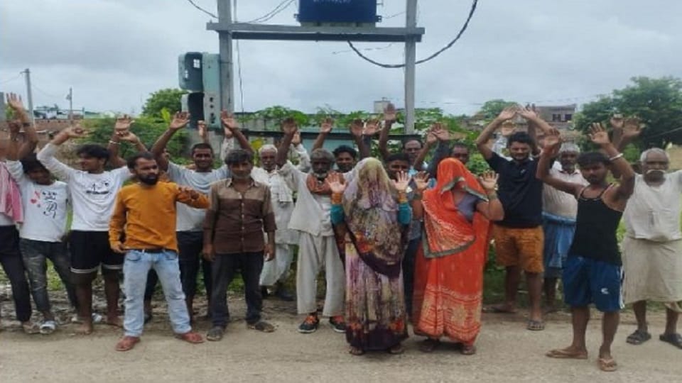Transformer has been burning for nine days, protested