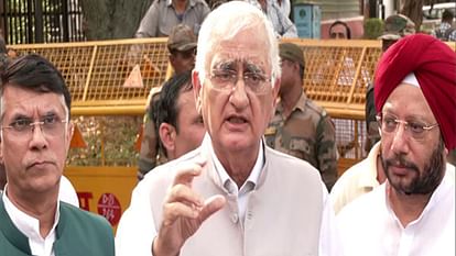 Jharkhand BJP leader files complaint against Cong's Salman Khurshid over controversial remark