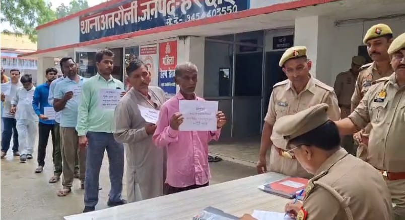 71 out of 124 history sheeters paraded in the police station, swore to stay away from crime
