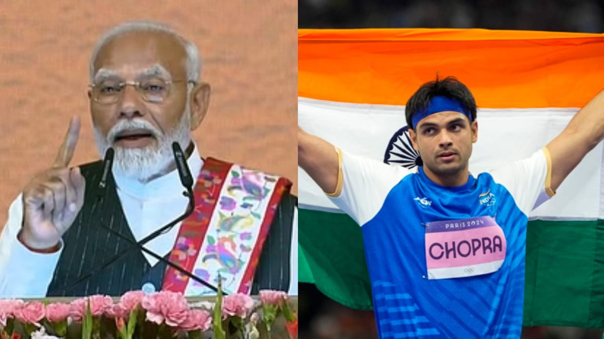 PM Modi on Neeraj: 'India is happy and proud', PM Modi praised Neeraj Chopra who threw 90 meters javelin