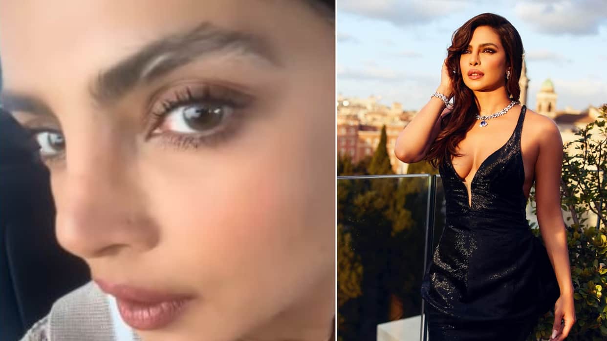Priyanka Chopra flaunts her new eye color as she begins shooting of Citadel2 share video on social media