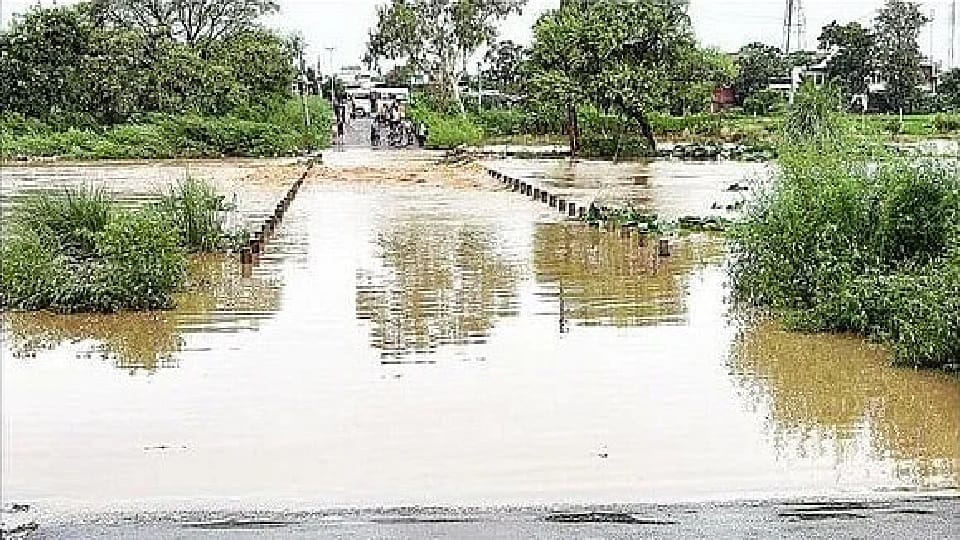 Jammu Weather Heavy Rains cause flooding in Kishtwar s Haku drain