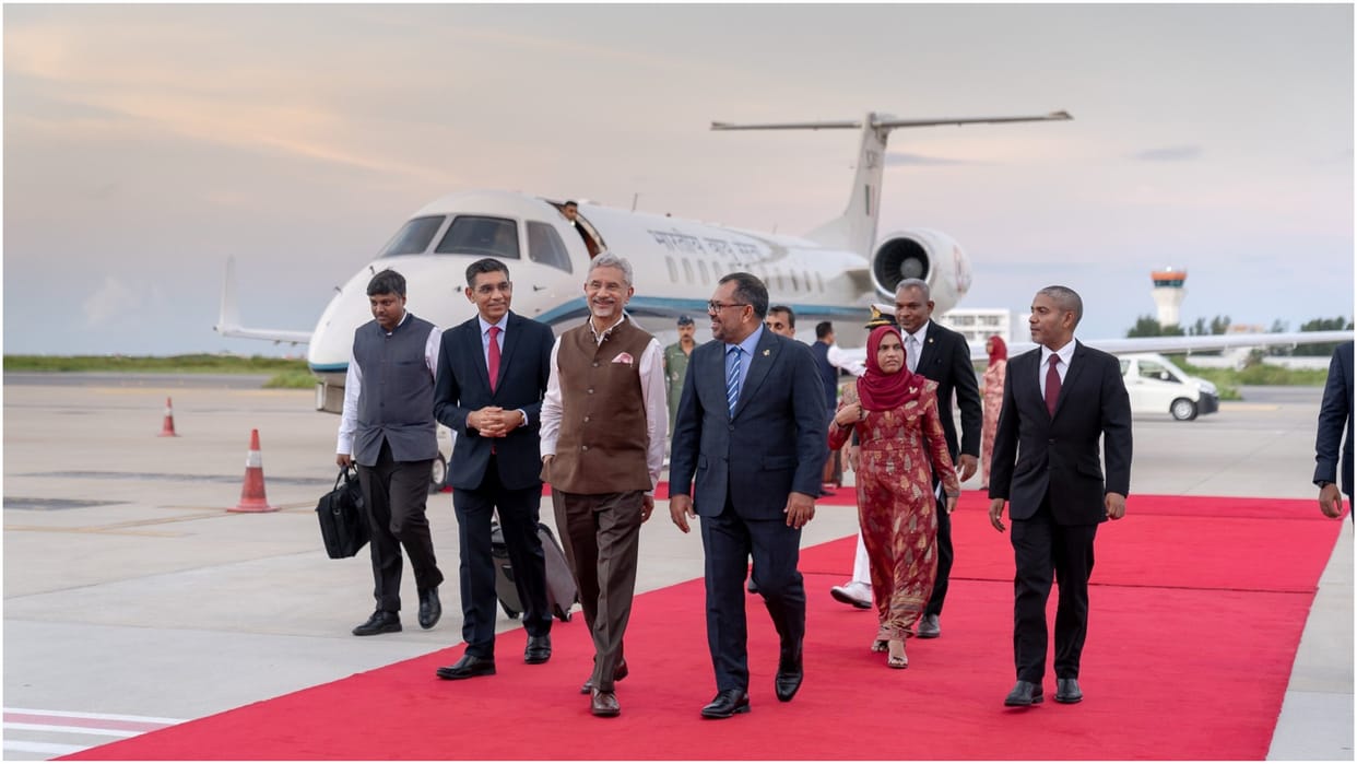 Jaishankar reaches Maldives to reset bilateral ties