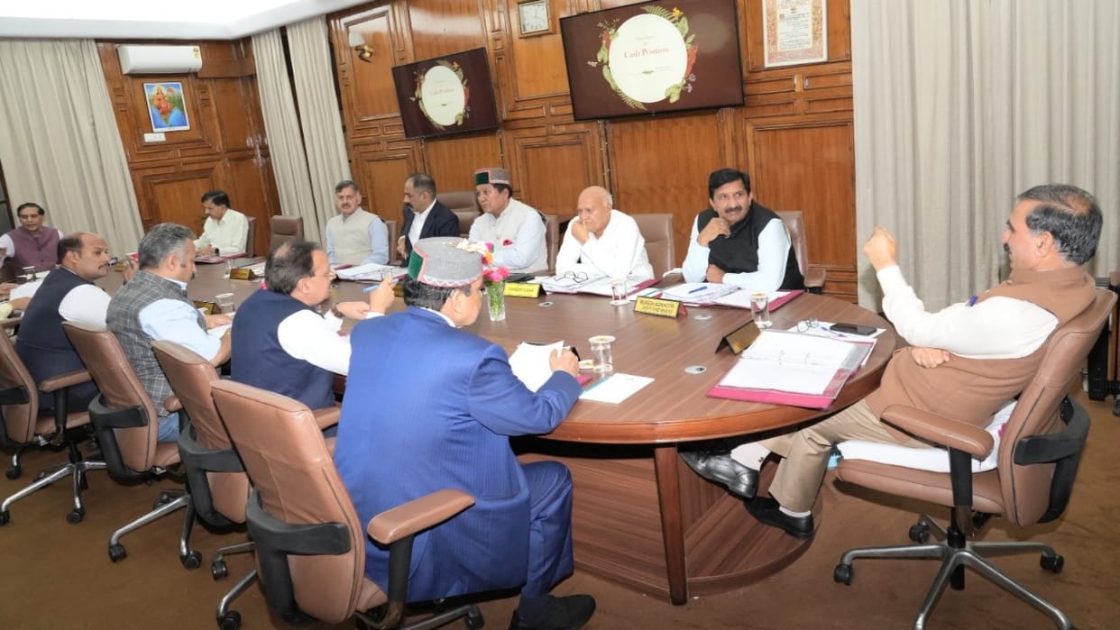himachal cabinet decisions: Now water bills will be sent to villages also, free travel of employees stopped