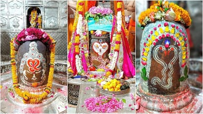 Ujjain Baba Mahakal decorated with snakes in Bhasma Aarti on Nag Panchami