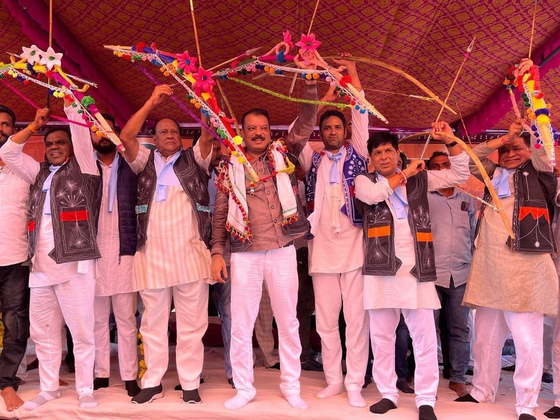 Congress surrounded the government for declaring holiday on Tribal Day, Congress leaders attended the programs