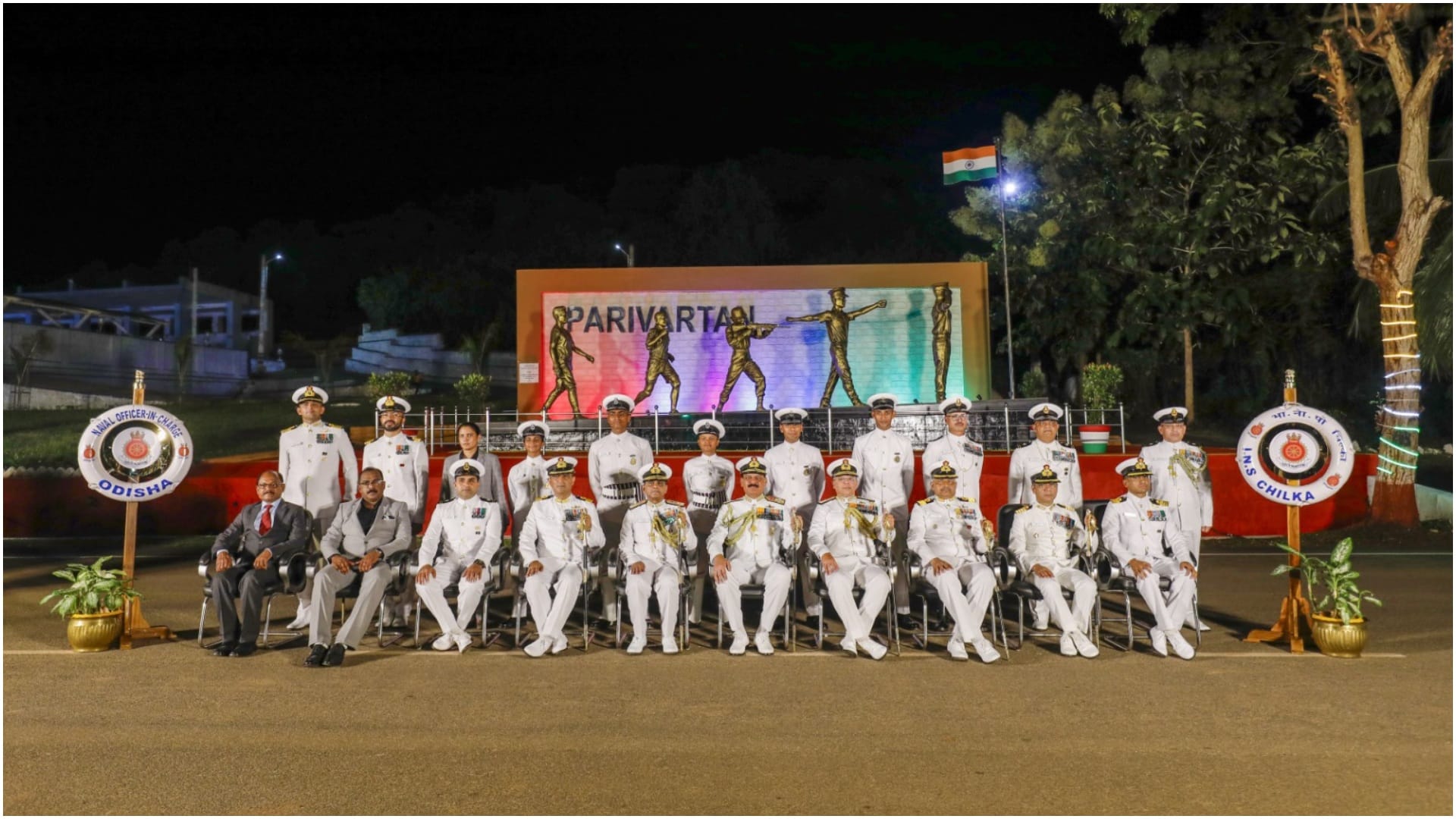 Fourth batch of Agniveers joined the Last Step on INS Chilka received medals and trophies