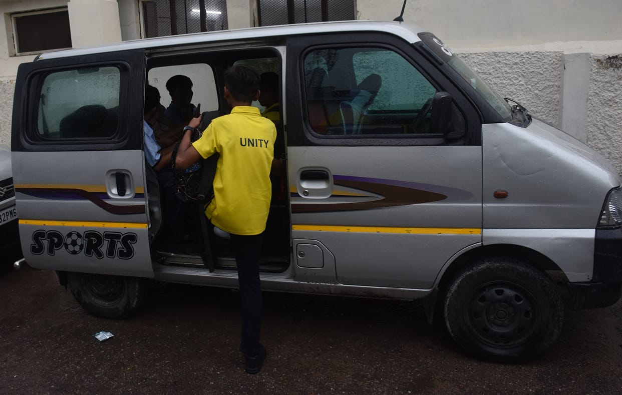 CMS school van accident: 8 passenger capacity, 12 children were loaded, this could be the reason for tire burs