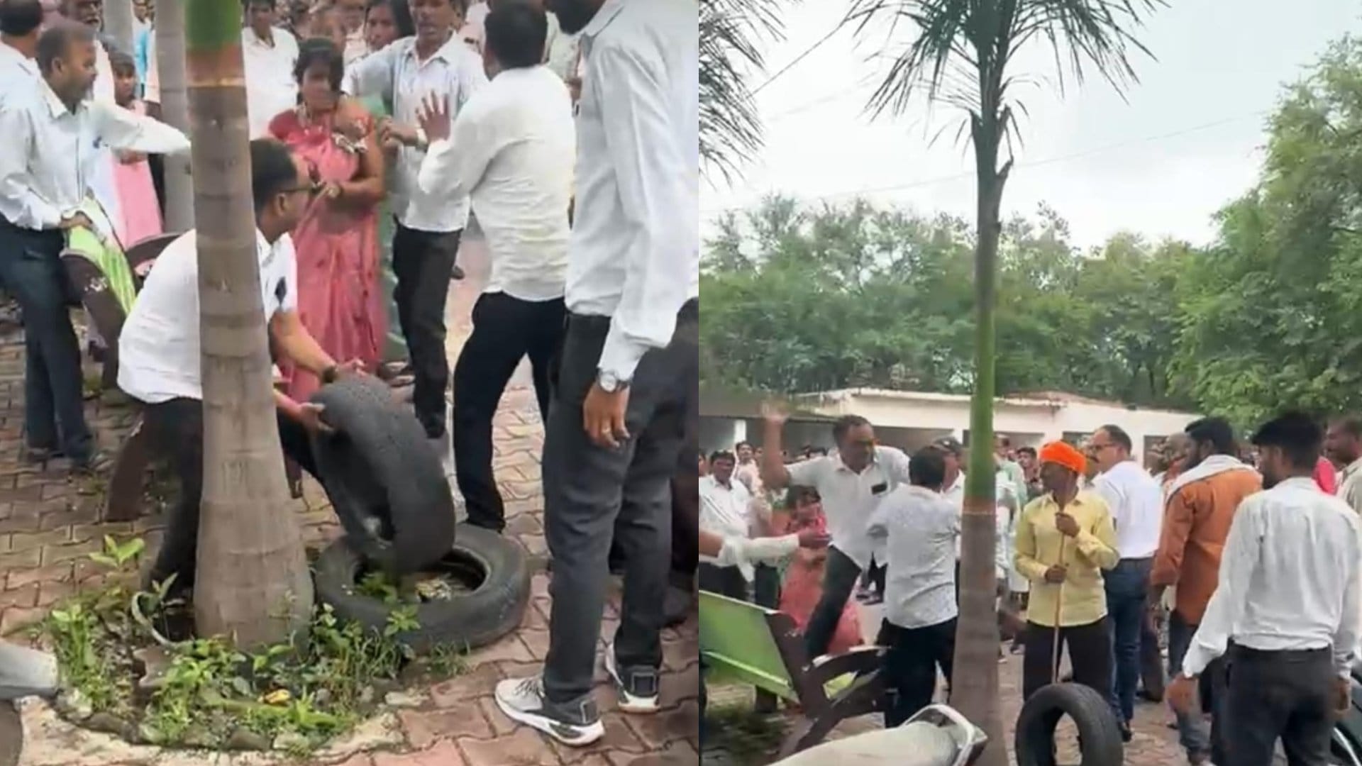 मारपीट की तस्वीर