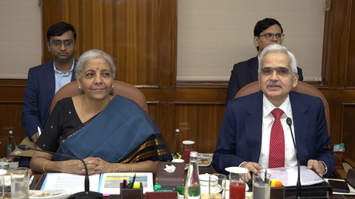 FM Nirmala Sitharaman attends RBI Board of Directors meeting