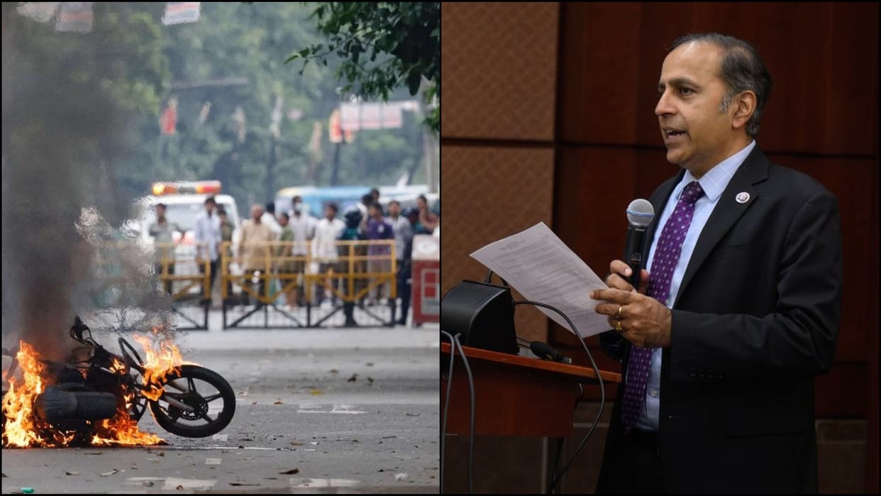 Rise of coordinated anti Hindu violence in Bangladesh says Congressman Raja Krishnamoorthi to Antony Blinken