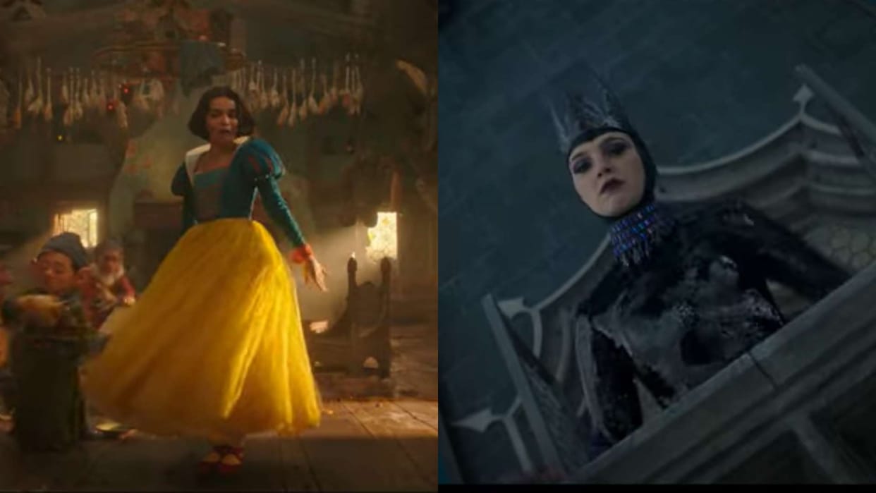 Snow White Teaser Trailer out At D23 expo Rachel Zegler Gal Gadot live action hits theaters on 21 March 2025