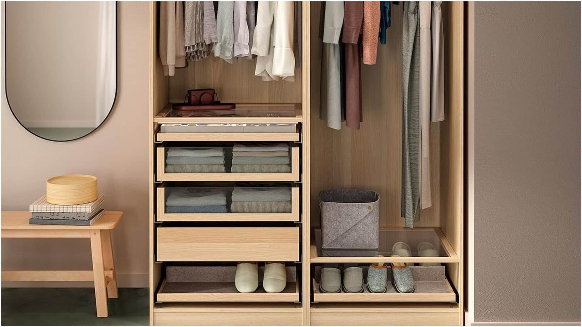 Home Decor Space Saving Smart Wardrobe Design ideas To Store Everything
