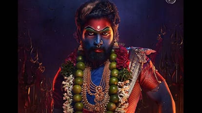 Pushpa 2 the rule poster released Allu Arjun seen in swag avatar starring Rashmika Mandhana Priyamani