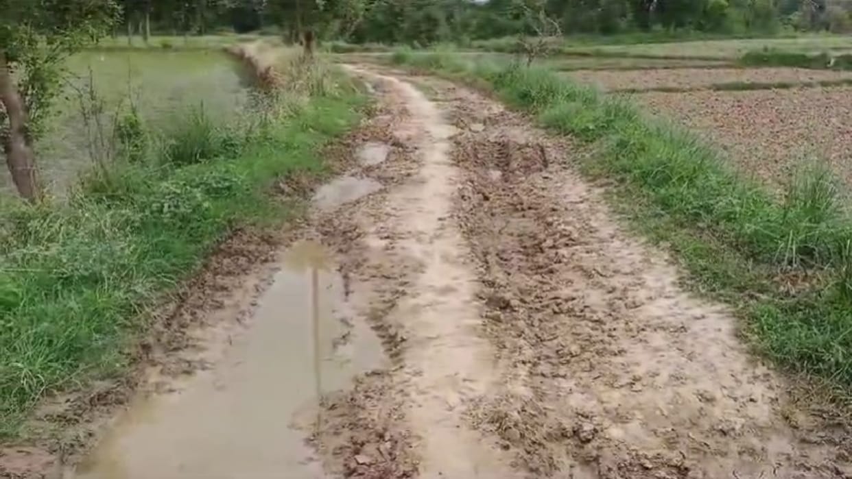 Bihar News: Bhabhua block office became a model building but government lagged behind in building a model road
