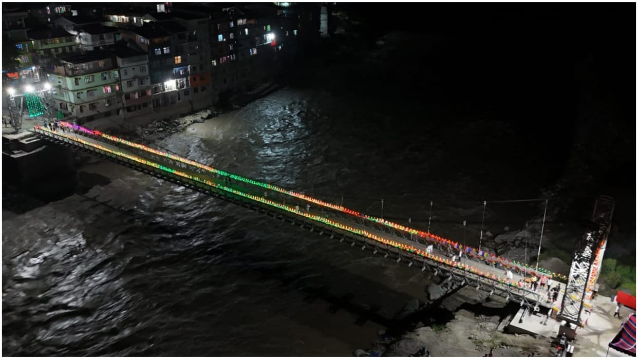 Sikkim: BRO reconstructs Indrani bridge connecting East and West Sikkim; inauguration tomorrow