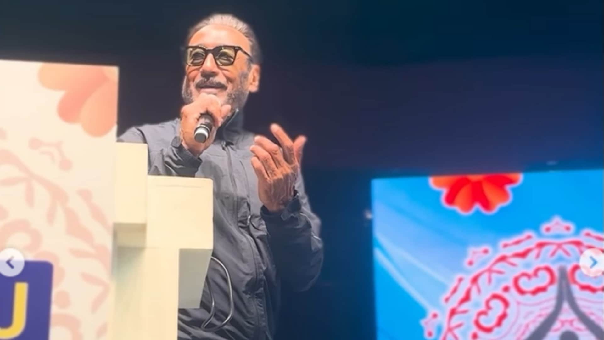 Jackie Shroff reacted to the abusive words used in the polio awareness campaign details inside