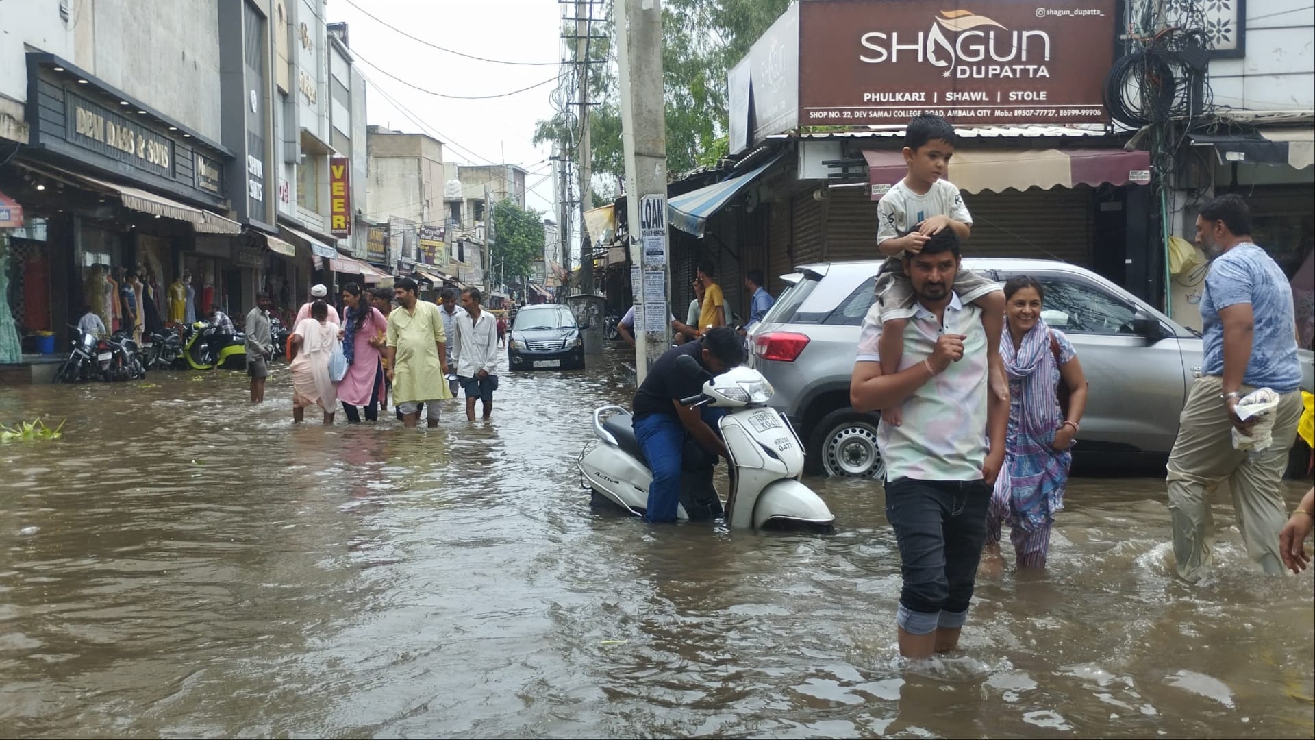Haryana: Flood in 57 villages of Yamunanagar, record 165.8 mm rain in Ambala, danger