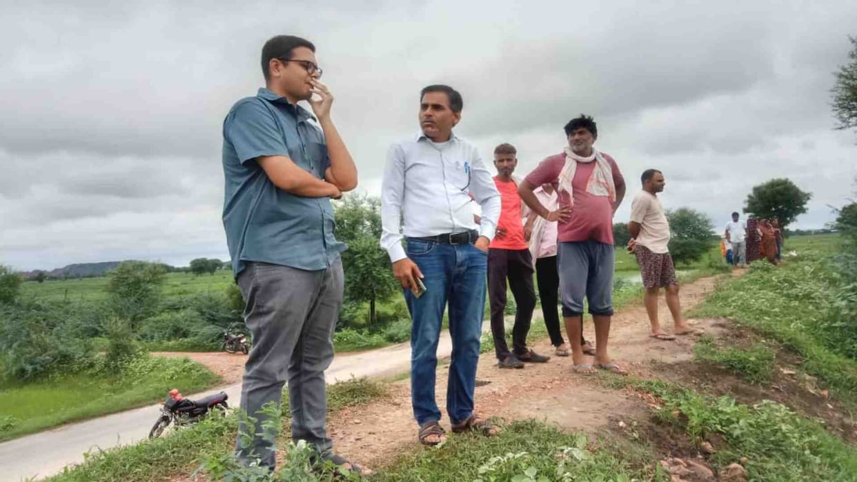 Dausa News: Reservoir overflows due to continuous rain in Dausa