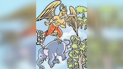 Mythology know how Pakshiraj Garuda got new name