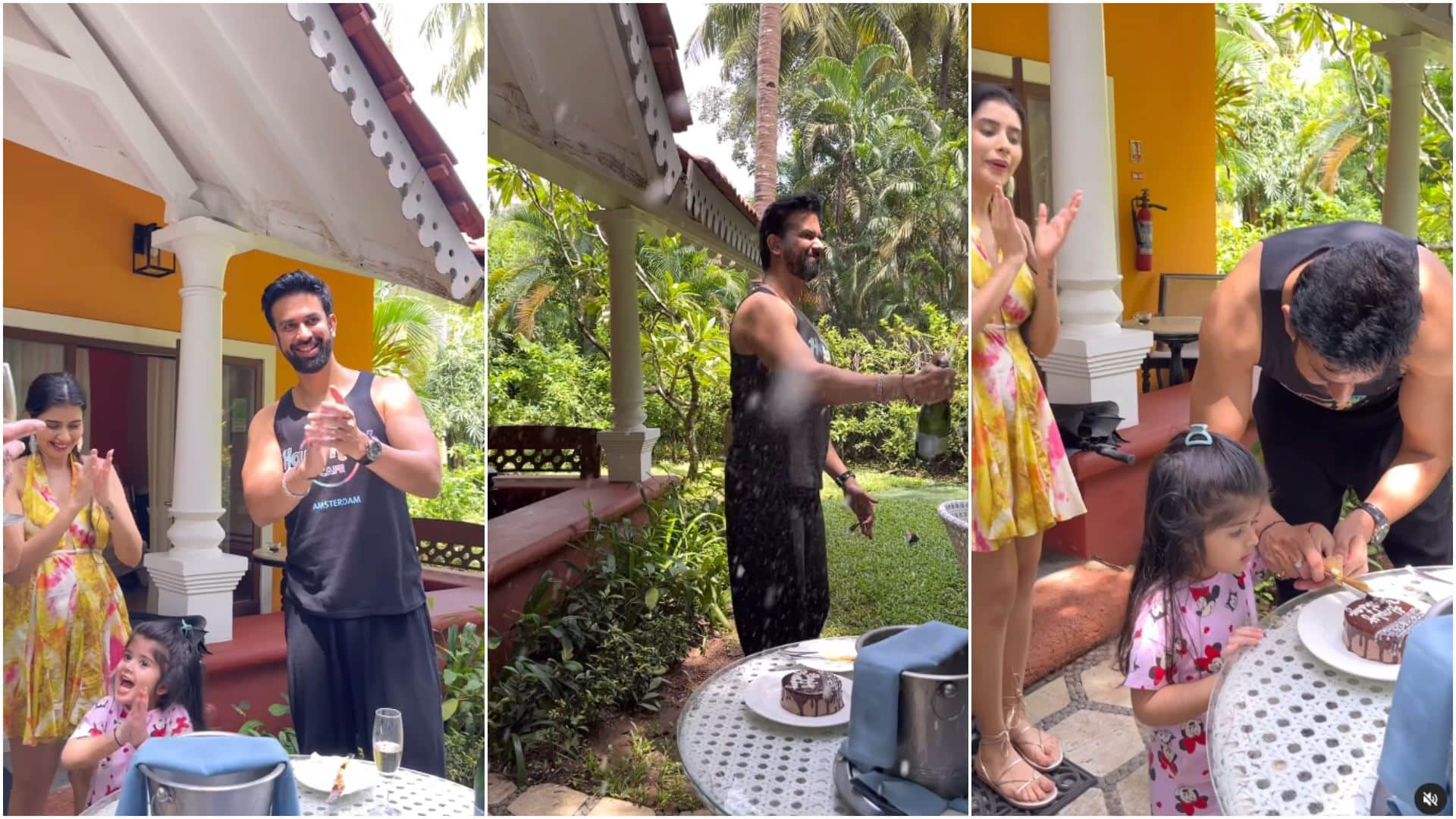 Charu Asopa shares romantic photos with ex husband and sushmita sen brother Rajeev Sen on his birthday