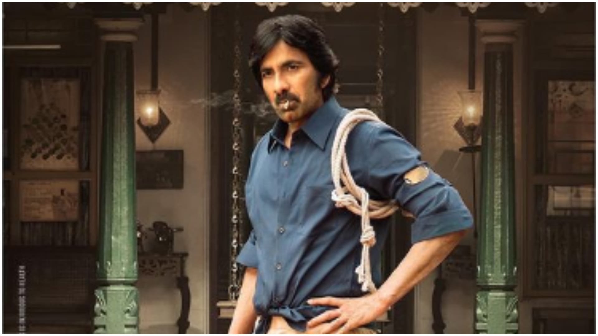 ravi teja RT 75 titled mass jathara new poster out film to release on 9th may 2025