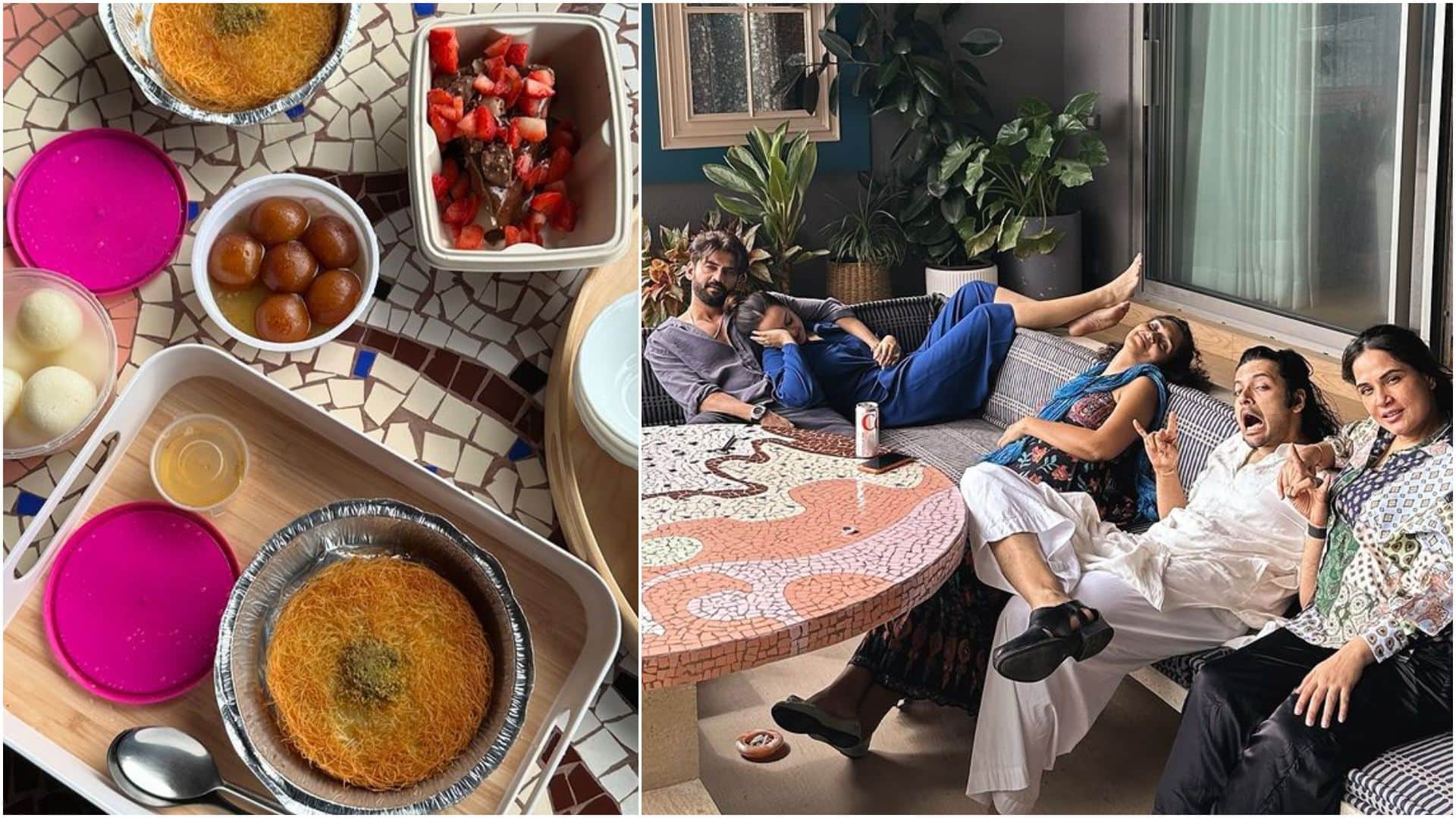 Sonakshi Sinha zaheer iqbal spending weekend with richa chadha ali fazal shares photos says Sunday done right