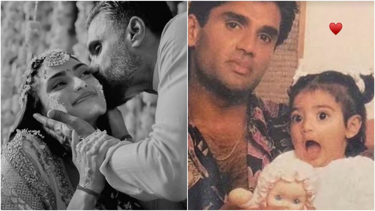 Suniel Shetty Daughter Athiya Shares Throwback Photos On His Birthday Saying love you Papa my best friend