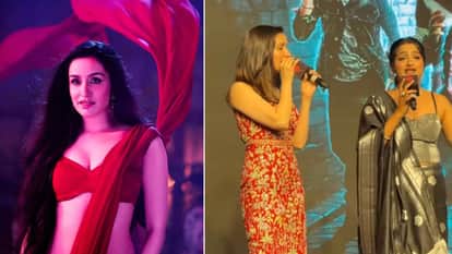 Shraddha Kapoor Sing Aaj Ki Raat song At Stree 2 Promotion Fans Reaction goes viral video rajkummar rao