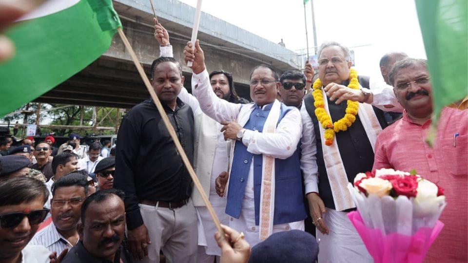 CM Vishnu Deo Sai visits Rajnandgaon and Countered statement of Congress leader Deepak Baij