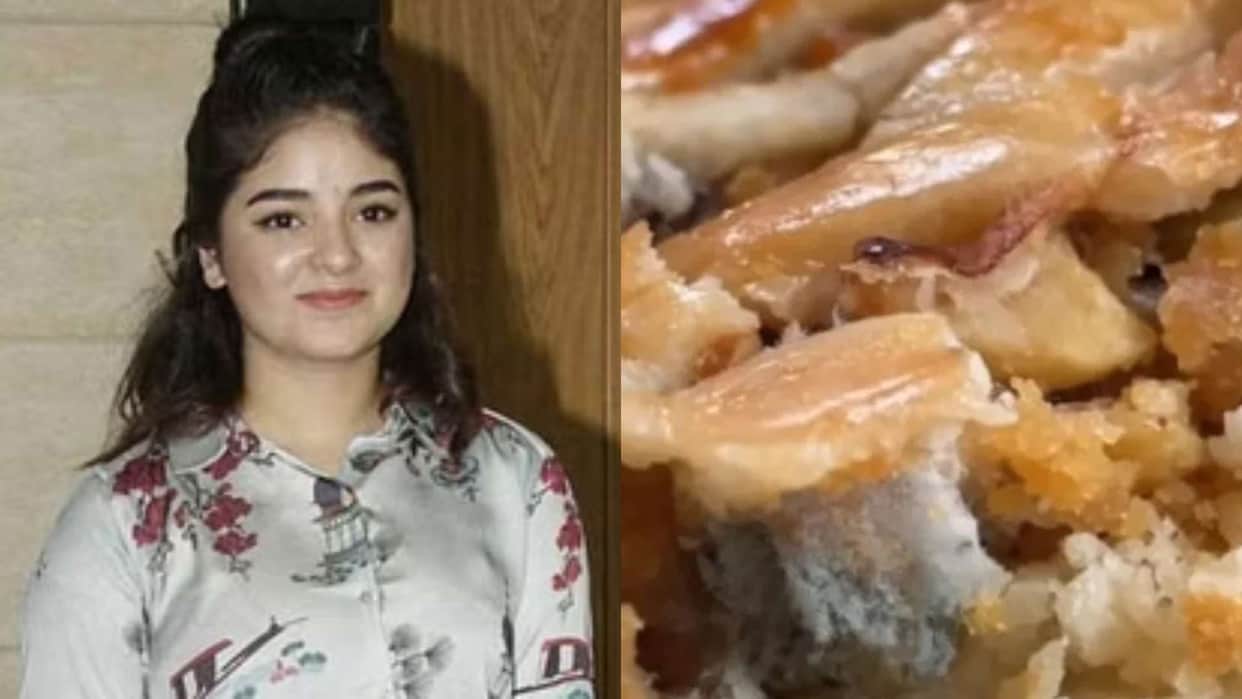 Zaira Wasim disappointed after seeing mold in pie warned fans by sharing video
