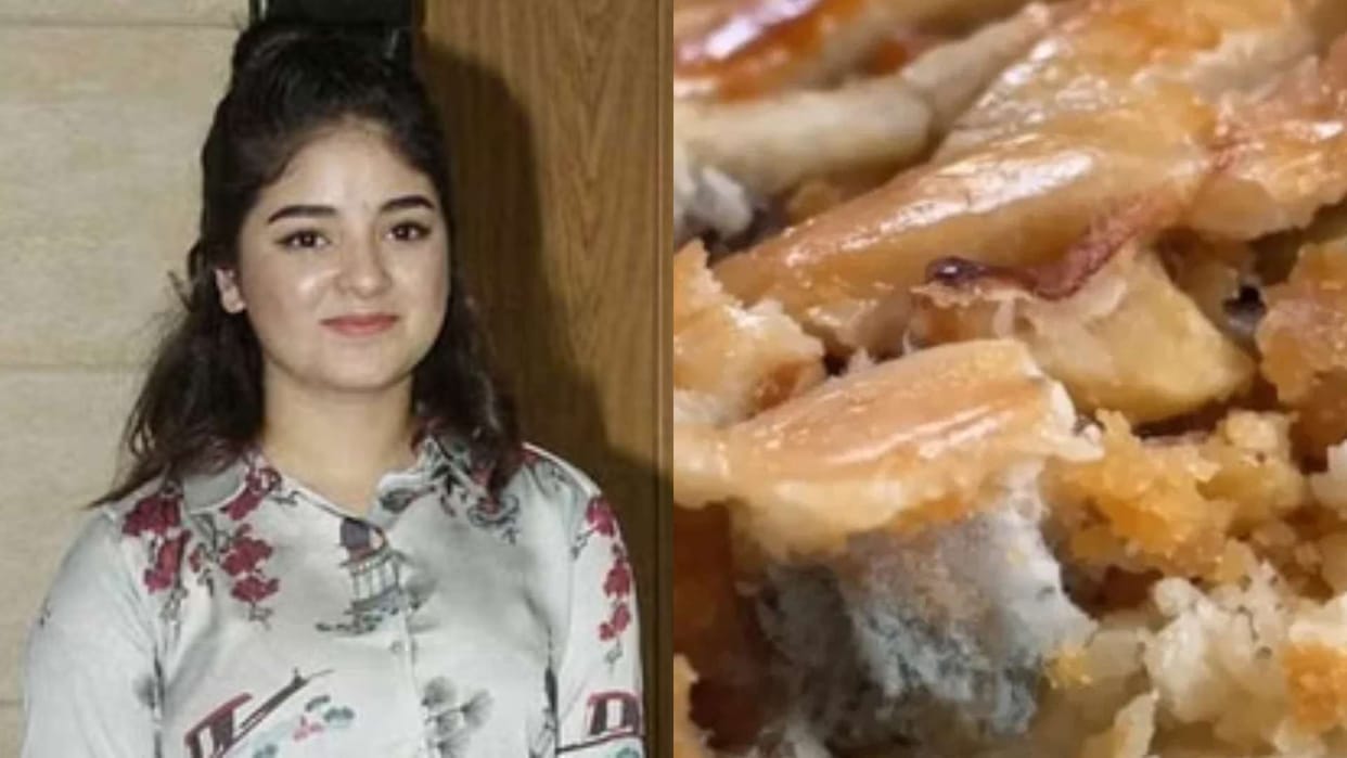 Zaira Wasim disappointed after seeing mold in pie warned fans by sharing video