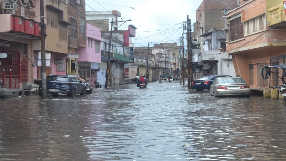 Condition worsened due to rain, waterlogging on roads