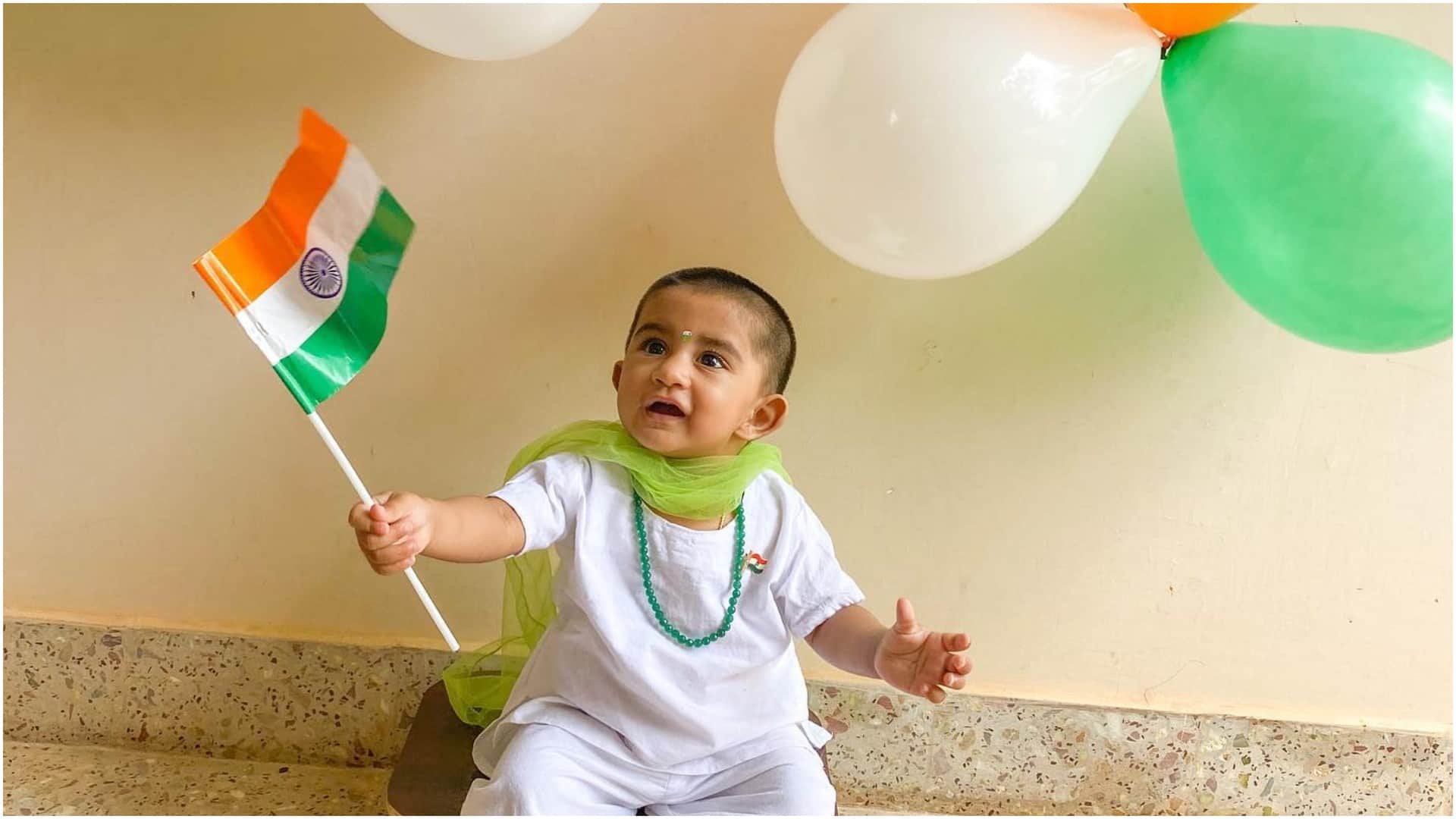 Independence Day 2024 Baby Photoshoot Ideas on Patriotic And Tiranga Theme Images