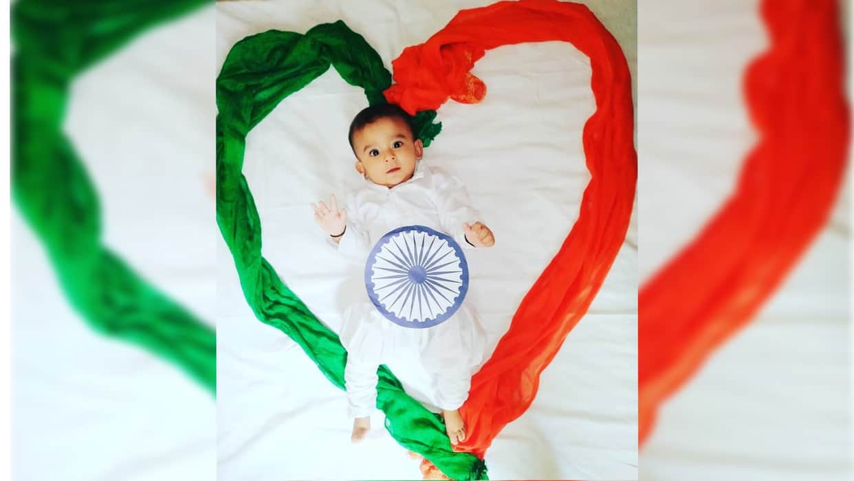 Independence Day 2024 Baby Photoshoot Ideas on Patriotic And Tiranga Theme Images