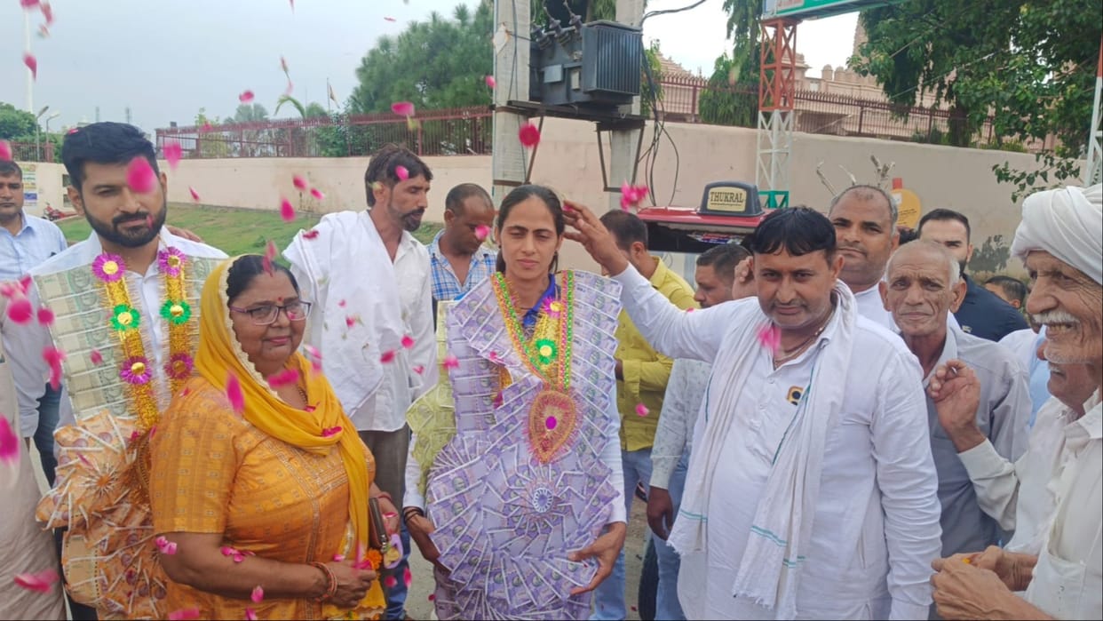 Olympics: Kiran Pahal welcomed on reaching Ganaur