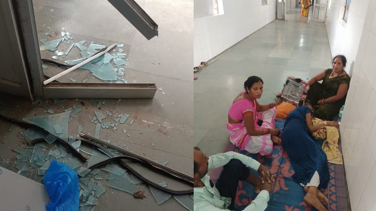 Gas leak in Lohia Hospital in Lucknow.
