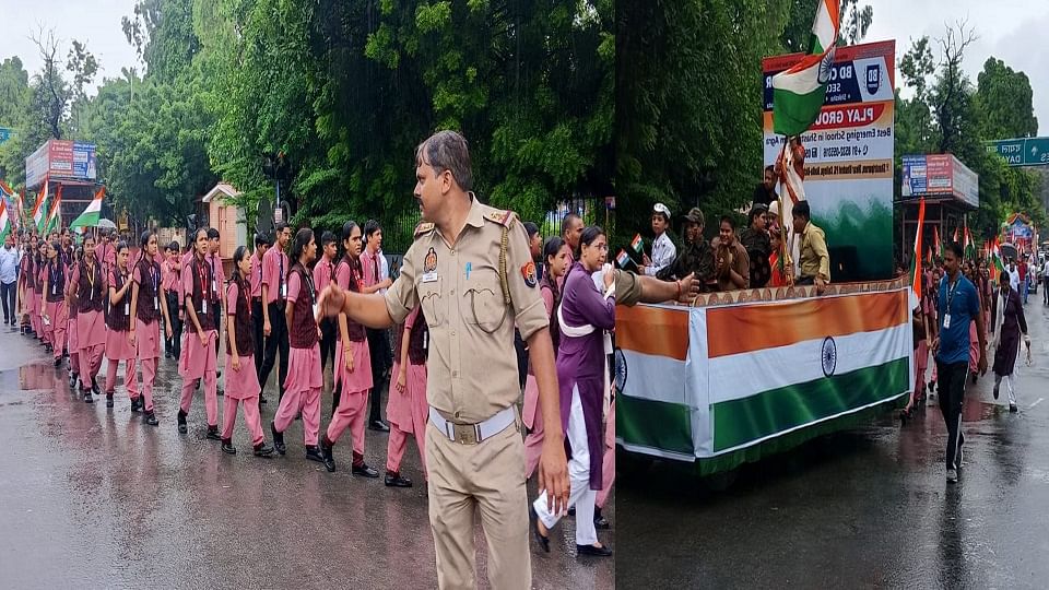 Amar Ujala Campaign Maa Tujhe Pranam Walk For Unity 2024 in agra Today