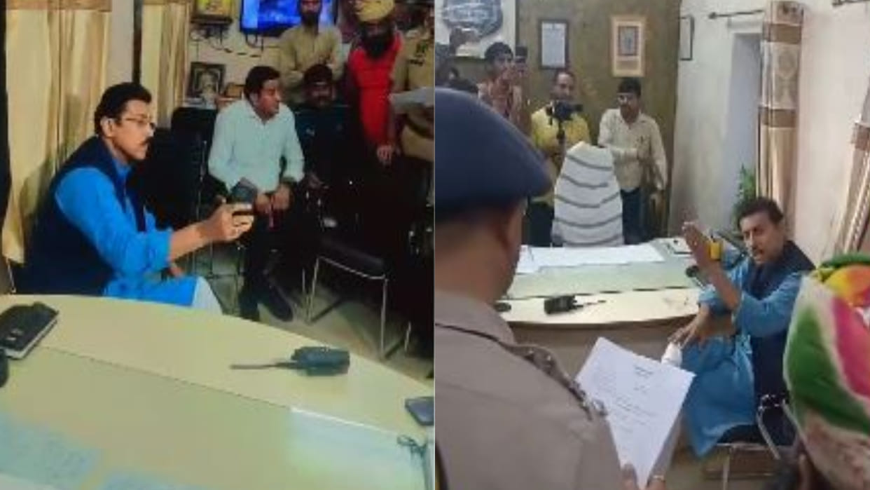 Jaipur: Misbehavior with an army soldier in Shiprapath police station, Rajyavardhan Singh Rathore reprimanded