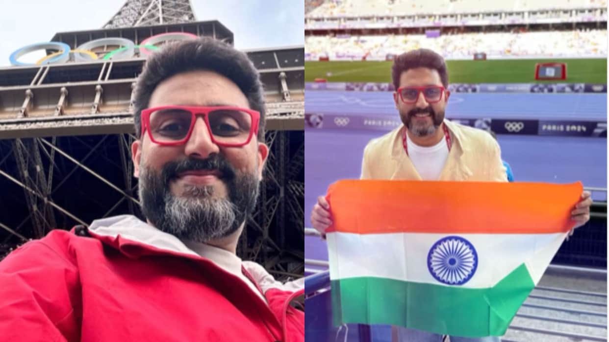 Amid divorce rumours Abhishek Bachchan shares moments from Paris Olympics 2024 Comment section closed