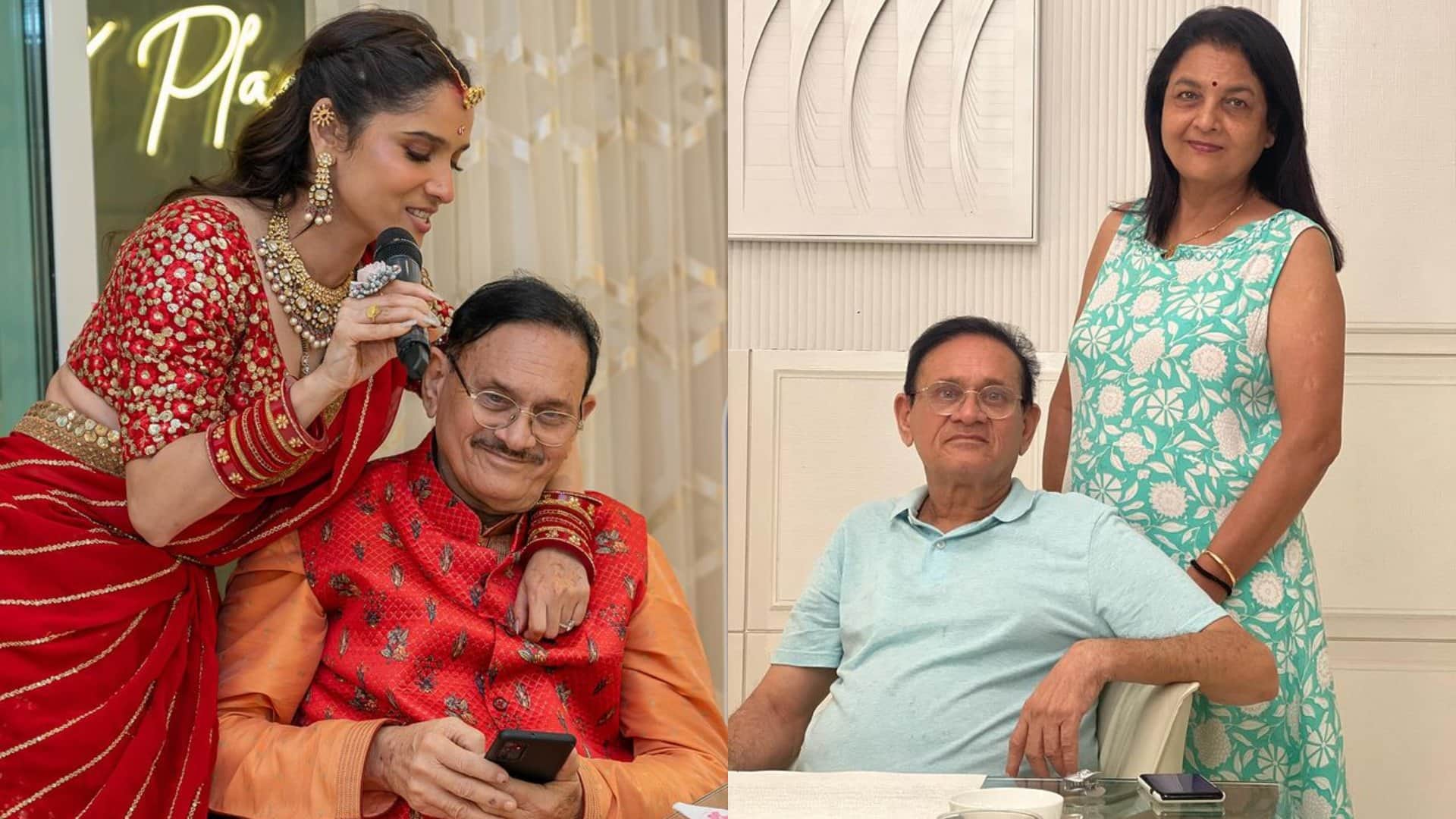 Ankita shared series of nostalgic pictures on his father First Death Anniversary also shares a emotional note