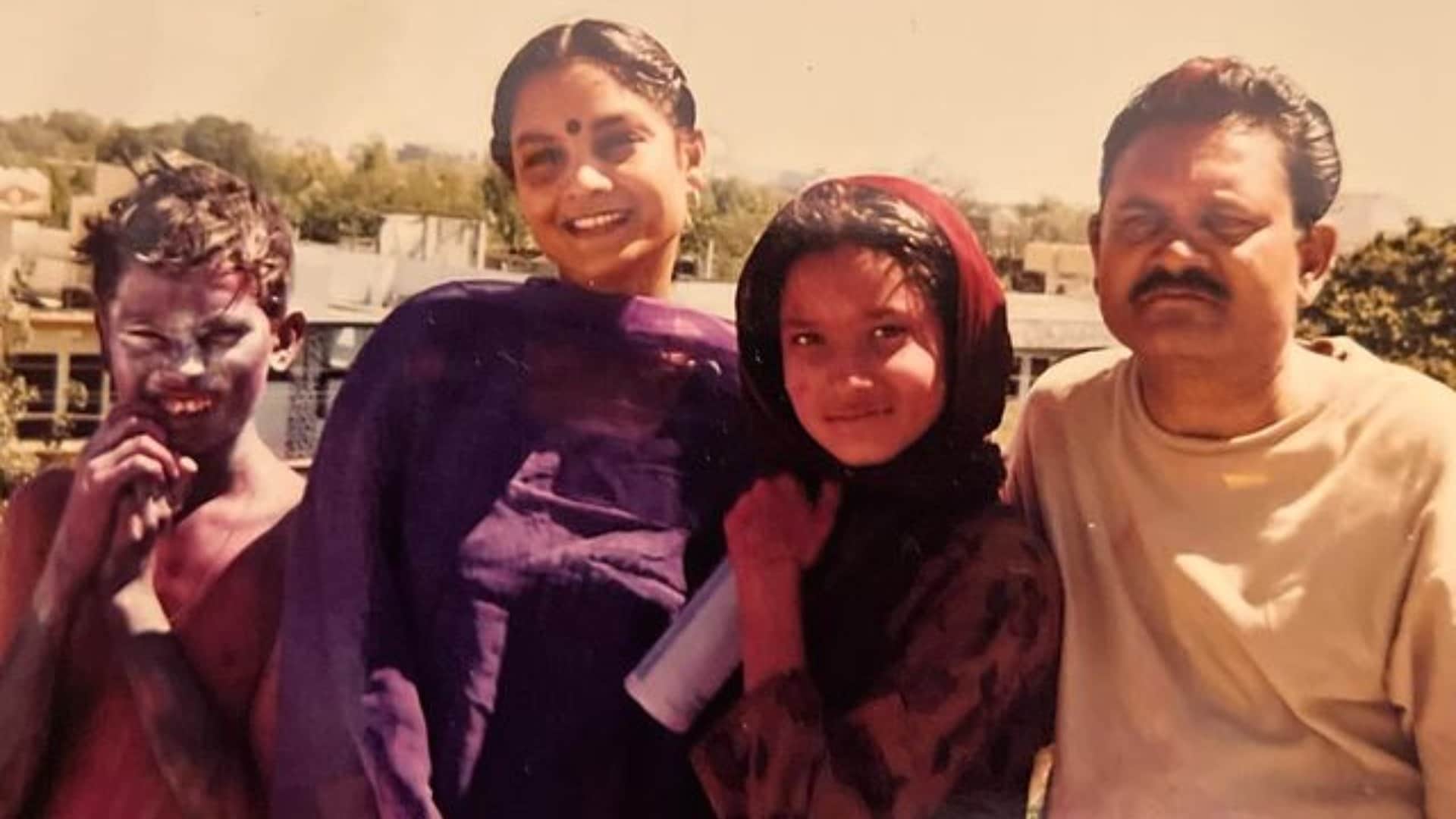 Ankita shared series of nostalgic pictures on his father First Death Anniversary also shares a emotional note